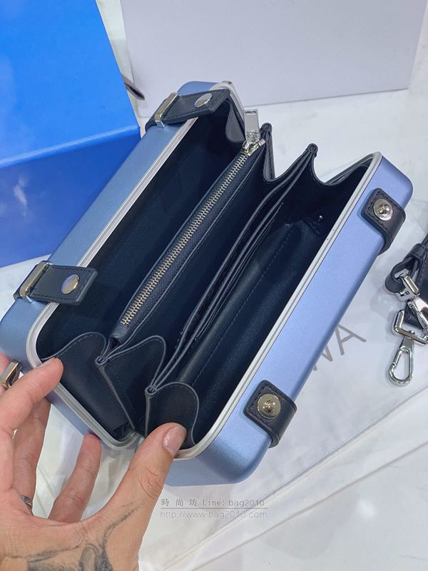Dior包 迪奧 Dior X RIMOWA膠囊合作系列 磨砂質感的鋁制外殼 Dior高端小箱挎包  Dyd1441